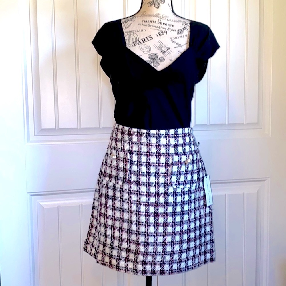 Madison d’Amelie Paris Tweed Skirt